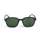 Жіночі сонцезахисні окуляри 12984 чорні з зеленою лінзою . Photo 2