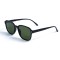 Женские сонцезащитные очки 12984 чёрные с зелёной линзой . Photo 1