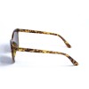 Женские сонцезащитные очки 12985 леопардовые с коричневой линзой 