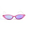 Жіночі сонцезахисні окуляри 12986 рожеві з рожевою лінзою 