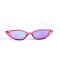 Женские сонцезащитные очки 12986 розовые с розовой линзой . Photo 2