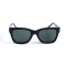 Жіночі сонцезахисні окуляри 12987 чорні з зеленою лінзою . Photo 2