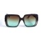 Жіночі сонцезахисні окуляри 12988 коричневі з коричневою градієнт лінзою . Photo 2