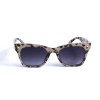 Женские сонцезащитные очки 12989 леопардовые с темно-синий линзой 