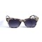 Женские сонцезащитные очки 12989 леопардовые с темно-синий линзой . Photo 2