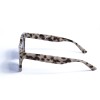 Женские сонцезащитные очки 12989 леопардовые с темно-синий линзой 