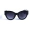 Женские сонцезащитные очки 12991 чёрные с чёрной градиент линзой . Photo 2