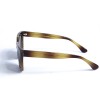 Женские сонцезащитные очки 12993 коричневые с коричневой линзой 