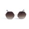 Женские сонцезащитные очки 12996 золотые с коричневой линзой . Photo 2