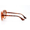 Женские сонцезащитные очки 10786 коричневые с коричневой линзой 