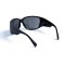 Женские сонцезащитные очки 13011 чёрные с чёрной линзой . Photo 3