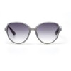 Жіночі сонцезахисні окуляри 10787 сірі з коричневою лінзою 