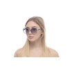 Жіночі сонцезахисні окуляри 10787 сірі з коричневою лінзою 