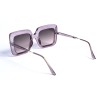 Женские сонцезащитные очки 13022 розовые с коричневой линзой 