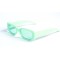 Женские сонцезащитные очки 13025 зелёные с зелёной линзой . Photo 1