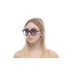 Женские сонцезащитные очки 10788 чёрные с чёрной линзой 