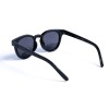 Жіночі сонцезахисні окуляри 13031 чорні з чорною лінзою 