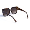Женские сонцезащитные очки 13032 леопардовые с коричневой линзой 