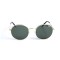 Женские сонцезащитные очки 13035 золотые с зелёной линзой . Photo 2