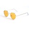 Женские сонцезащитные очки 13037 золотые с жёлтой линзой . Photo 1