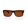Мужские сонцезащитные очки 10878 коричневые с коричневой линзой 