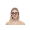 Жіночі сонцезахисні окуляри 10789 коричневі з коричневою лінзою 