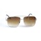 Женские сонцезащитные очки 13042 золотые с коричневой градиент линзой . Photo 2