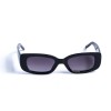 Жіночі сонцезахисні окуляри 13044 чорні з чорною лінзою 