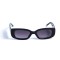 Женские сонцезащитные очки 13044 чёрные с чёрной линзой . Photo 2