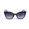 Женские сонцезащитные очки 13047 чёрные с чёрной линзой . Photo 2