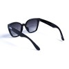 Жіночі сонцезахисні окуляри 13047 чорні з чорною лінзою 