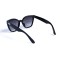 Женские сонцезащитные очки 13047 чёрные с чёрной линзой . Photo 3