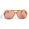 Женские сонцезащитные очки 13048 леопардовые с оранжевой линзой . Photo 2