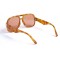 Женские сонцезащитные очки 13048 леопардовые с оранжевой линзой . Photo 3