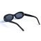 Женские сонцезащитные очки 13049 чёрные с чёрной линзой . Photo 3