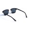 Женские сонцезащитные очки 13053 чёрные с чёрной линзой . Photo 3