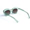 Женские сонцезащитные очки 13056 зелёные с коричневой линзой . Photo 3
