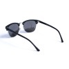 Женские сонцезащитные очки 13059 чёрные с ртутной линзой 