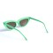 Женские сонцезащитные очки 13072 зелёные с коричневой линзой . Photo 3