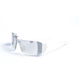 Женские сонцезащитные очки 13074 прозрачные с ртутной линзой 