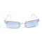 Женские сонцезащитные очки 13077 серебряные с ртутной линзой . Photo 2