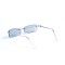 Женские сонцезащитные очки 13077 серебряные с ртутной линзой . Photo 3