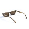 Жіночі сонцезахисні окуляри 13080 леопардові з коричневою лінзою 