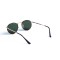 Женские сонцезащитные очки 13082 золотые с зелёной линзой . Photo 3