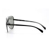 Женские сонцезащитные очки 10793 чёрные с серой линзой 