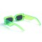 Женские сонцезащитные очки 13086 зелёные с чёрной линзой . Photo 3