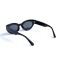 Женские сонцезащитные очки 13088 чёрные с чёрной линзой . Photo 3