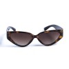 Женские сонцезащитные очки 13092 леопардовые с коричневой линзой 