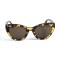 Жіночі сонцезахисні окуляри 13094 леопардові з коричневою лінзою . Photo 2