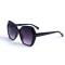 Женские сонцезащитные очки 13095 чёрные с темно-синий линзой . Photo 1